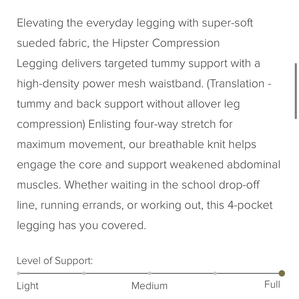 🩶 NEW! • BLANQI • HIGH COMPRESSION POCKET LEGGINGS | XXL - Picture 8 of 12